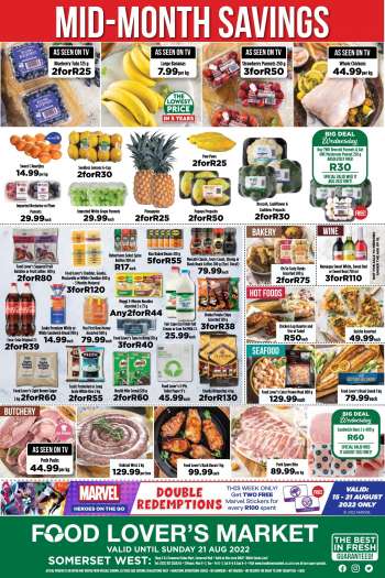 Food Lover's Market catalogue  - 17/08/2022 - 21/08/2022.