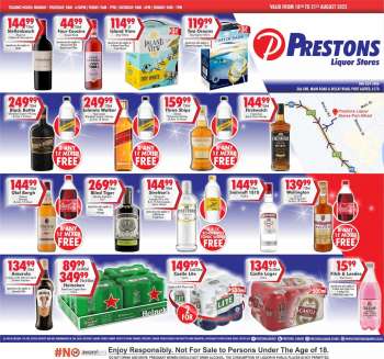 Prestons Liquor Stores catalogue  - 18/08/2022 - 21/08/2022.