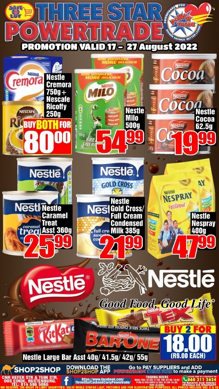 Three Star Cash and Carry specials - 17/08/2022 - 27/08/2022. Page 1