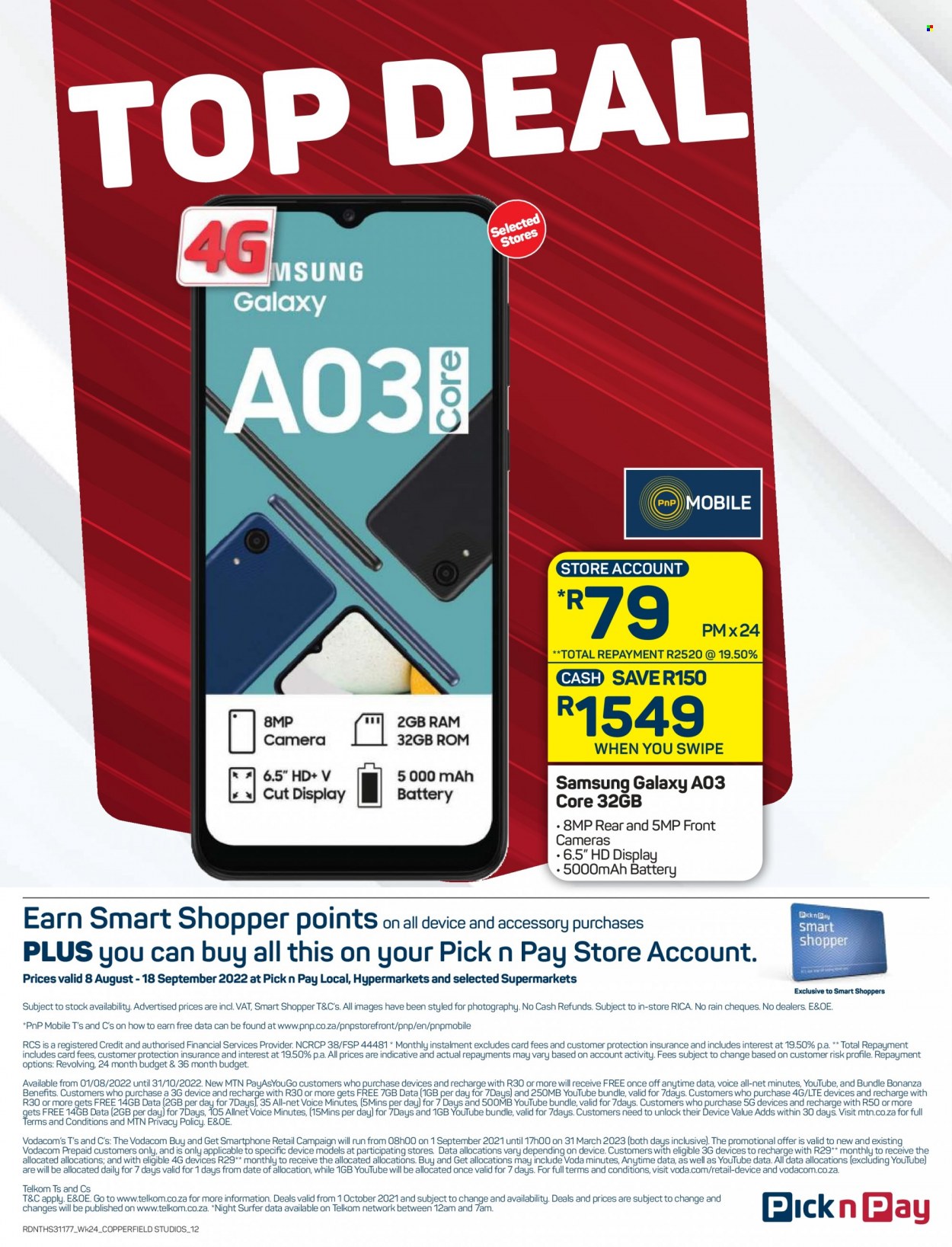 Pick n Pay specials - 08/08/2022 - 18/09/2022. Page 12