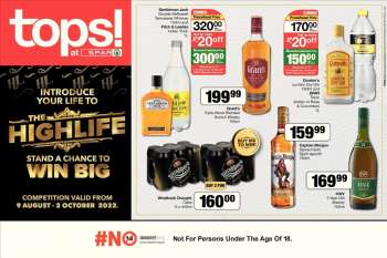 TOPS at SPAR catalogue  - 18/08/2022 - 20/08/2022.