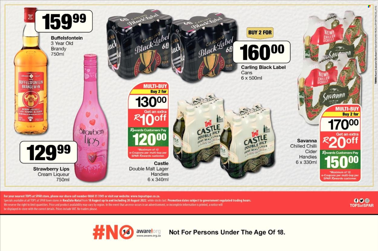 TOPS at SPAR specials - 18/08/2022 - 20/08/2022. Page 2