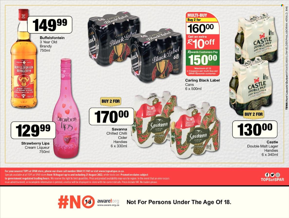 TOPS at SPAR specials - 18/08/2022 - 21/08/2022. Page 2
