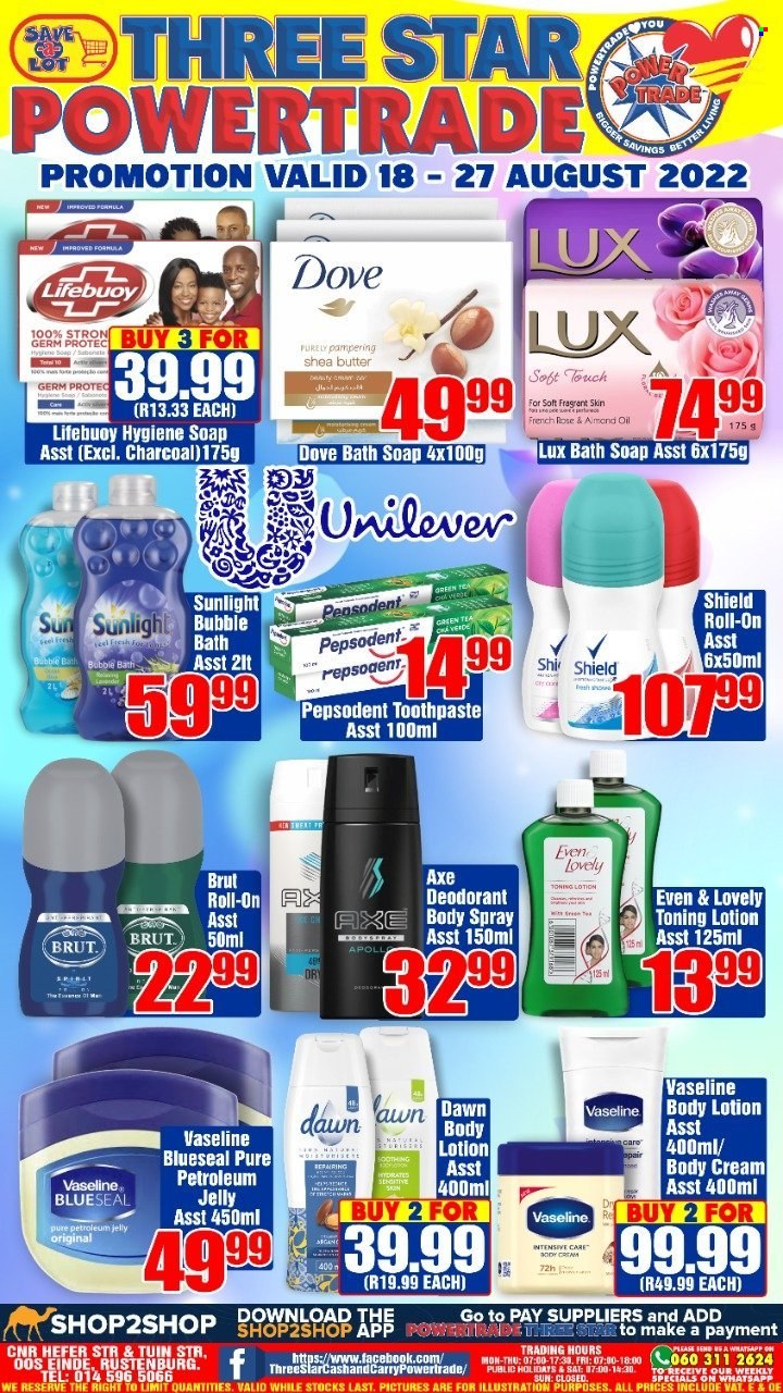 Three Star Cash and Carry specials - 18/08/2022 - 27/08/2022. Page 1