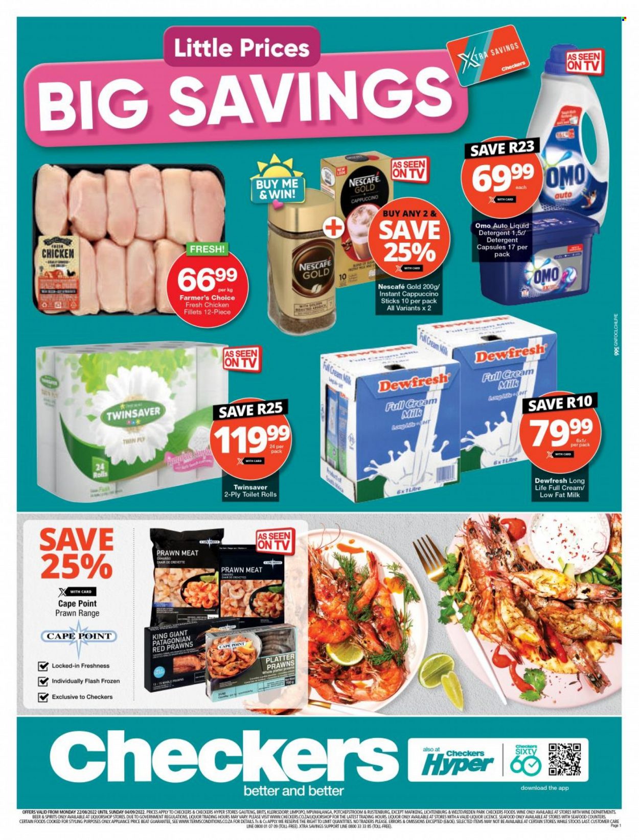 Checkers specials - 22/08/2022 - 04/09/2022. Page 1