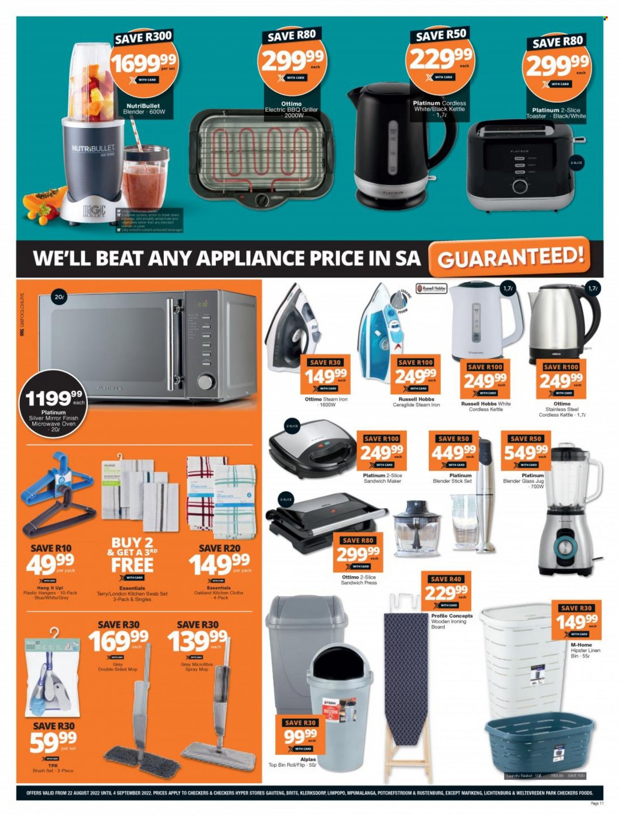 Checkers specials - 22/08/2022 - 04/09/2022. Page 11