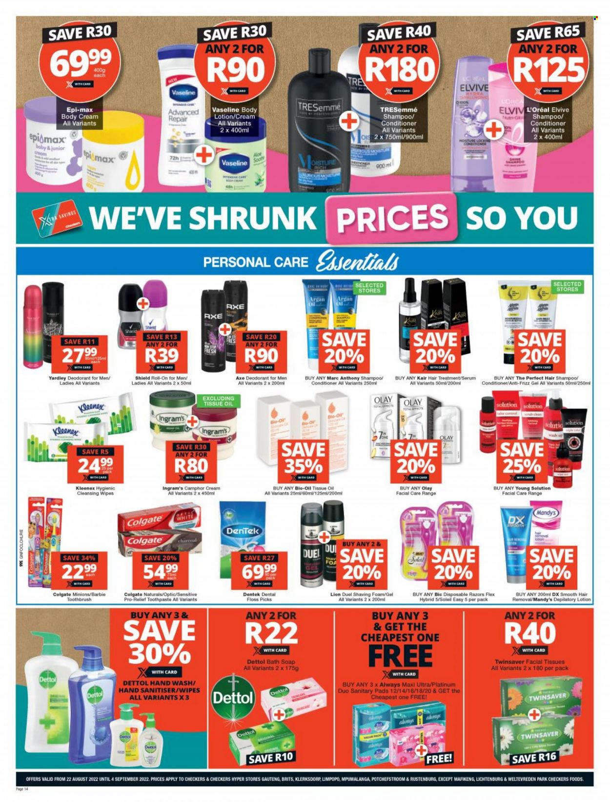 Checkers specials - 22/08/2022 - 04/09/2022. Page 14