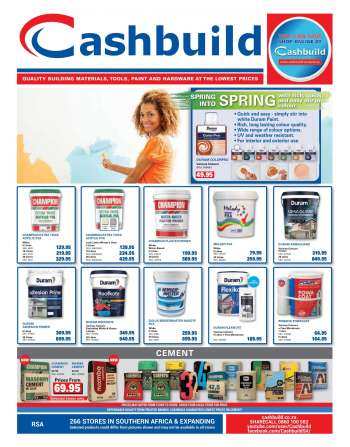 Cashbuild catalogue  - 22/08/2022 - 18/09/2022.
