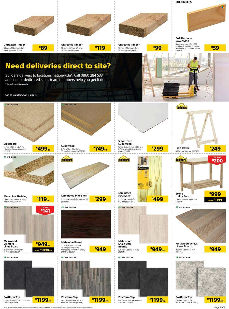 Builders specials - 23/08/2022 - 19/09/2022. Page 3