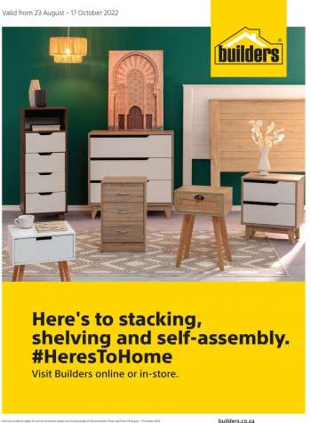 Builders catalogue  - 23/08/2022 - 17/10/2022.