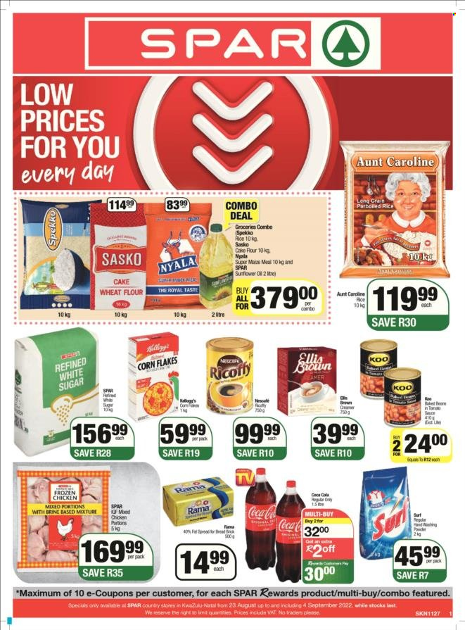 SPAR specials - 23/08/2022 - 04/09/2022. Page 1