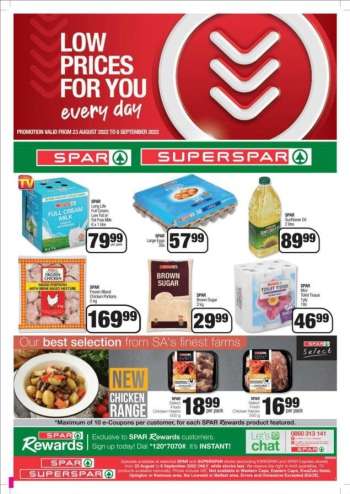 SPAR catalogue  - 23/08/2022 - 06/09/2022.