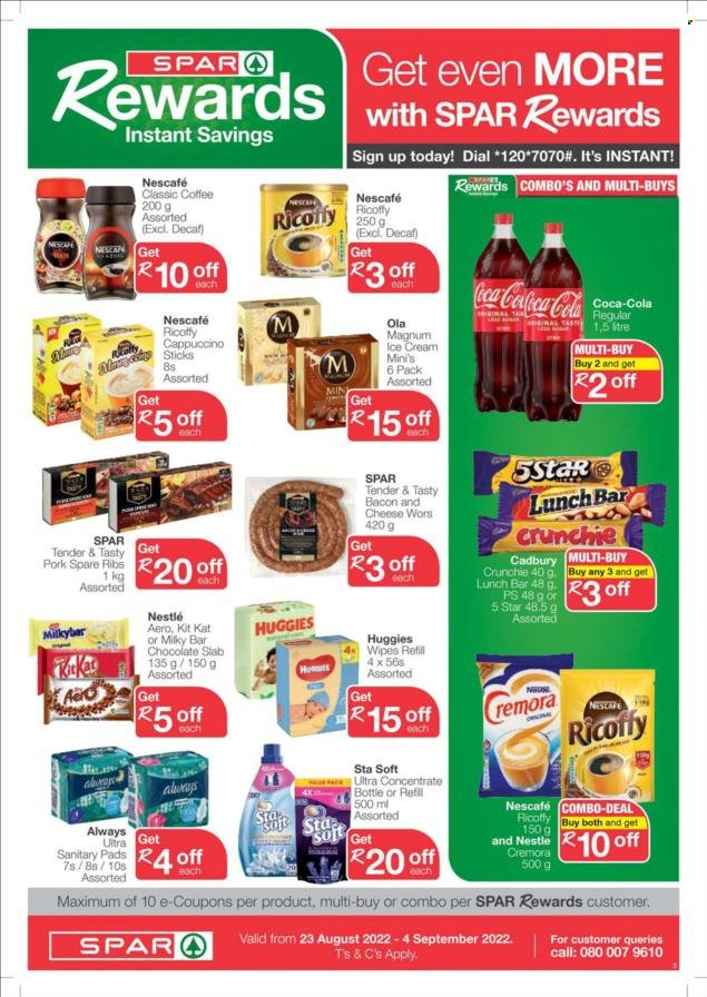 SPAR specials - 23/08/2022 - 06/09/2022. Page 3