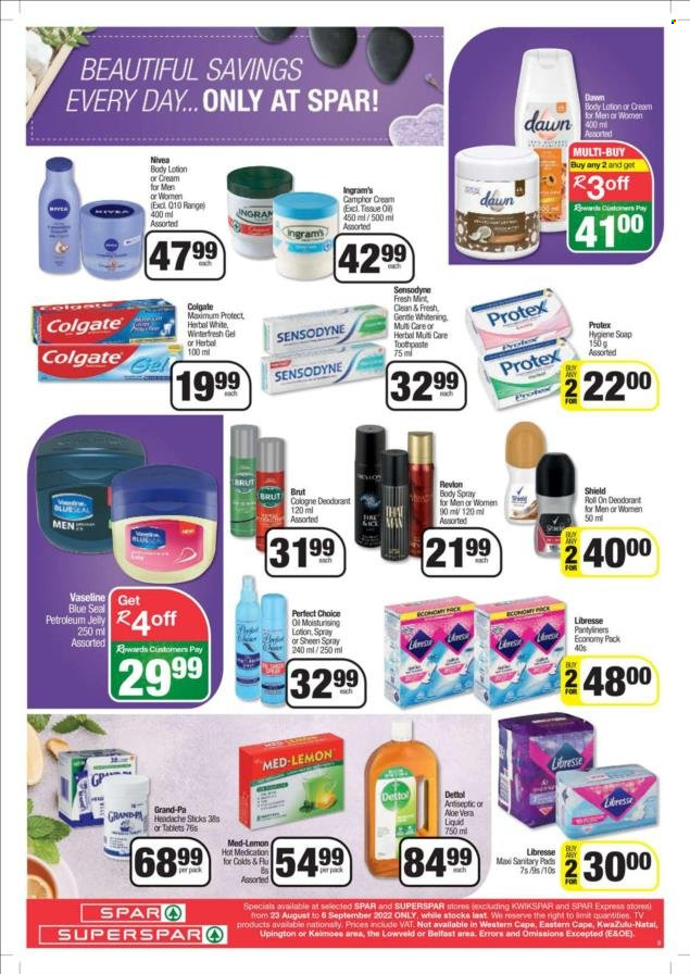 SPAR specials - 23/08/2022 - 06/09/2022. Page 9