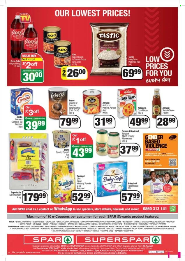SPAR specials - 23/08/2022 - 06/09/2022. Page 12
