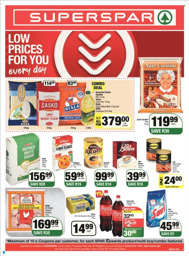 SPAR specials - 23/08/2022 - 04/09/2022. Page 1