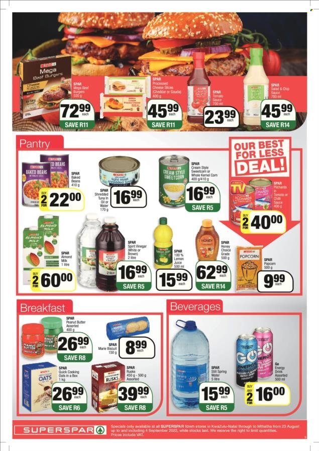 SPAR specials - 23/08/2022 - 04/09/2022. Page 9