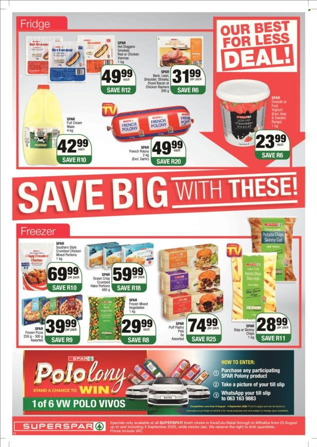 SPAR specials - 23/08/2022 - 04/09/2022. Page 10