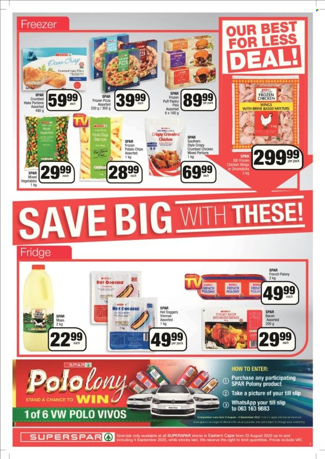 SPAR specials - 23/08/2022 - 04/09/2022. Page 3