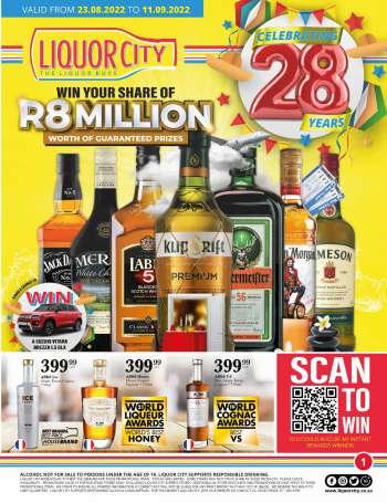 Liquor City catalogue  - 23/08/2022 - 11/09/2022.
