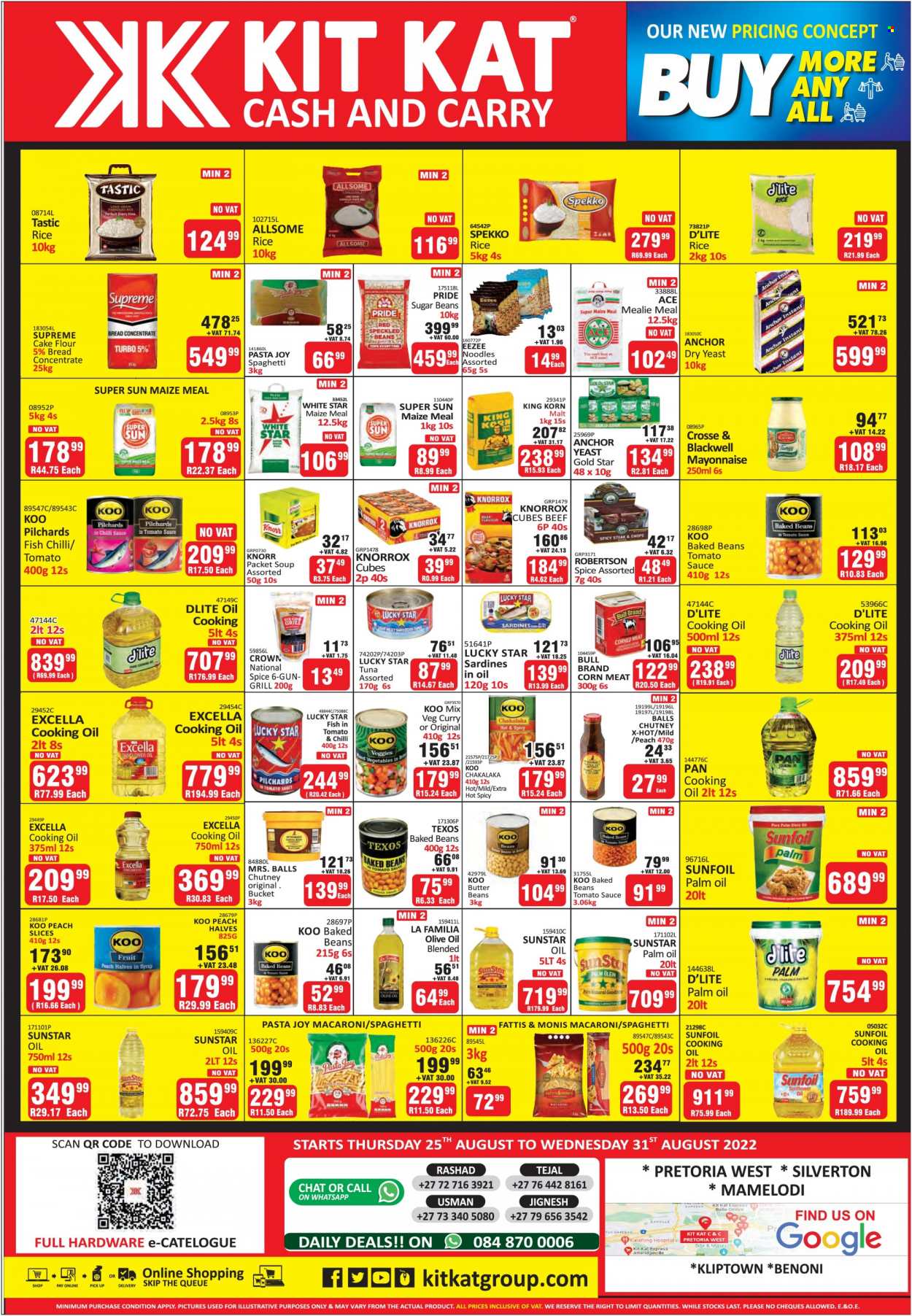 Kit Kat Cash & Carry specials - 25/08/2022 - 31/08/2022. Page 1