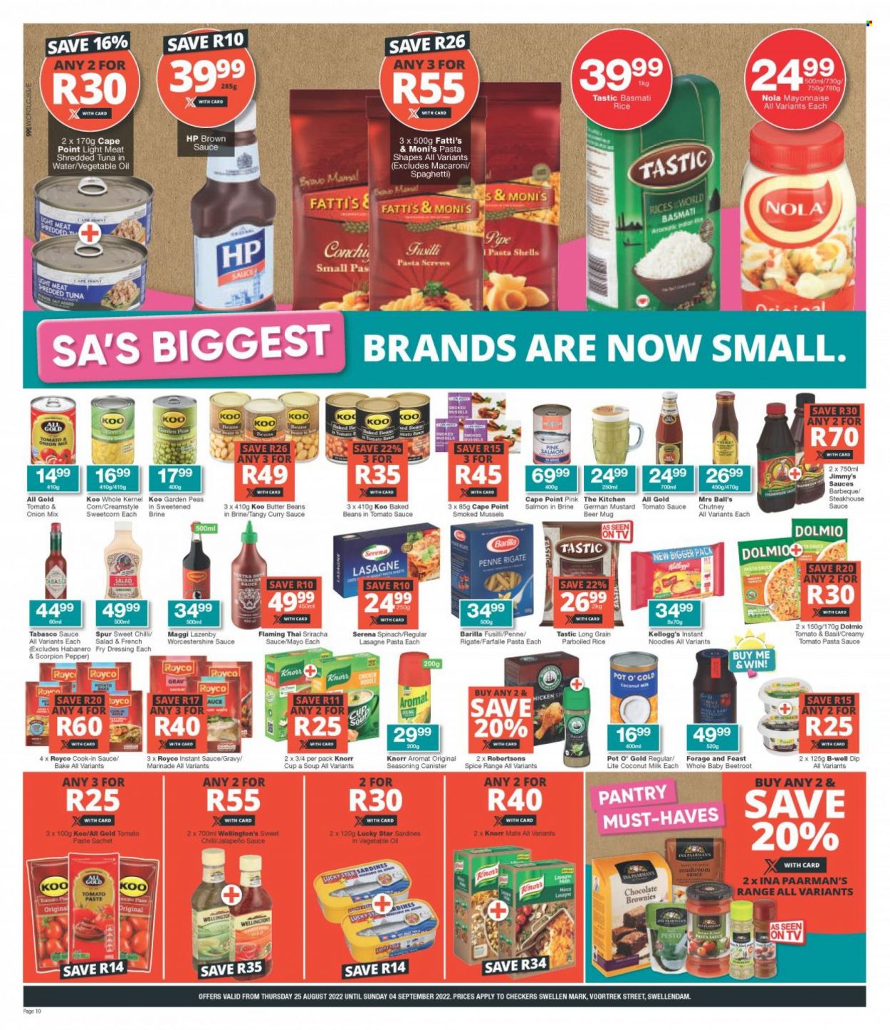Checkers specials - 25/08/2022 - 04/09/2022. Page 10