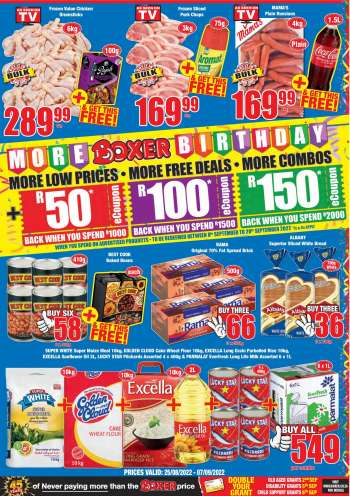 Boxer catalogue  - 25/08/2022 - 07/09/2022.