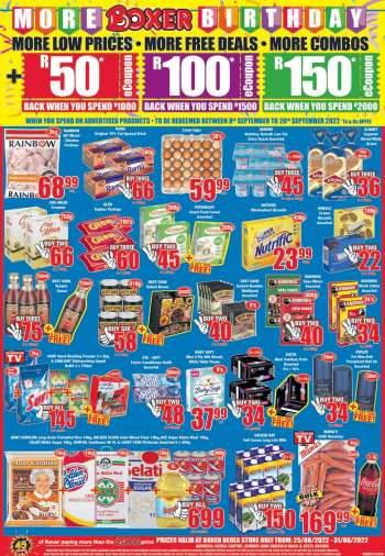 Boxer catalogue  - 25/08/2022 - 31/08/2022.