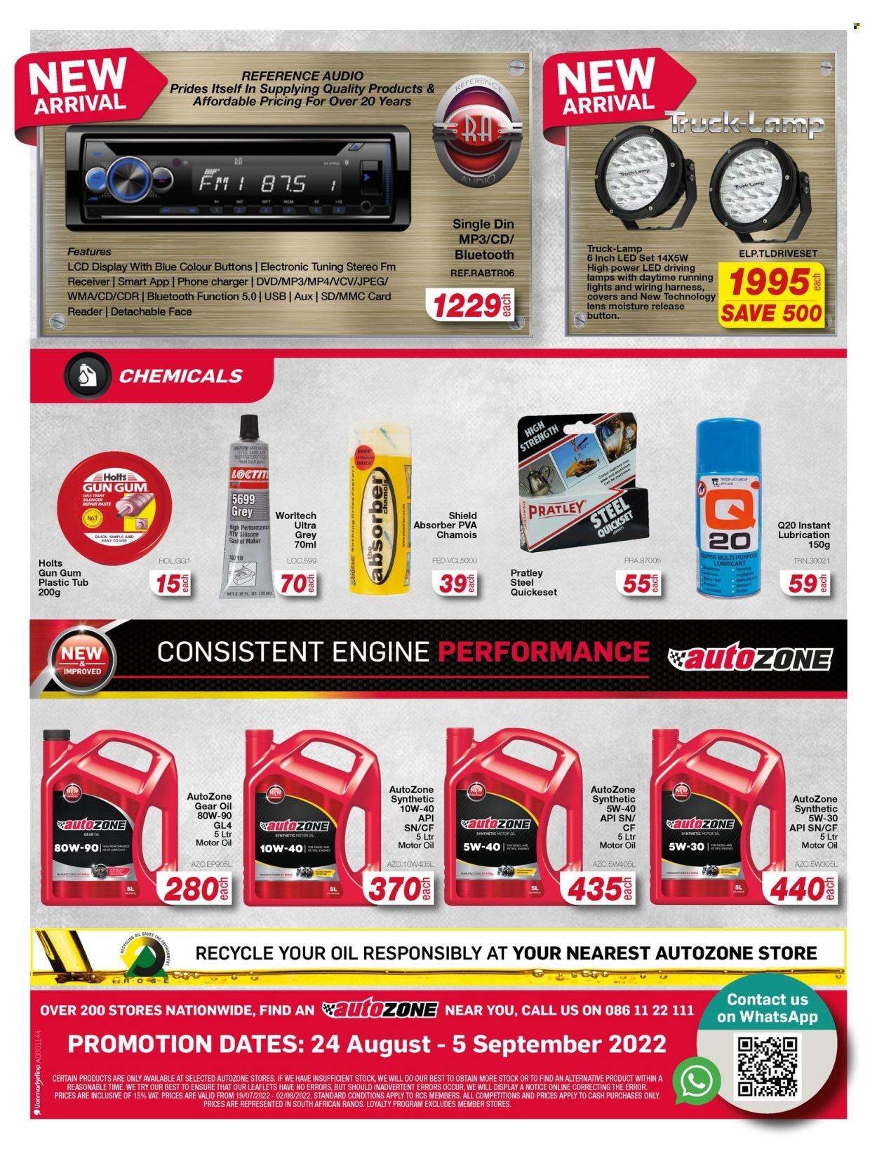 AutoZone specials - 24/08/2022 - 05/09/2022. Page 3