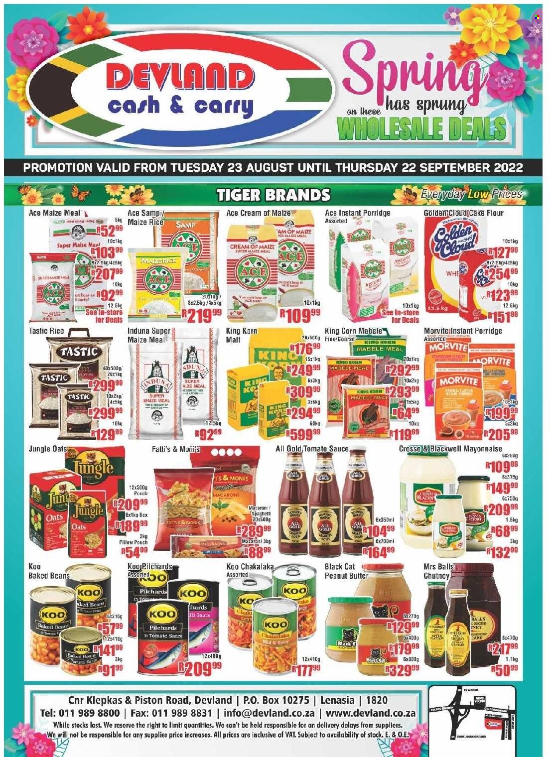 Devland specials - 23/08/2022 - 22/09/2022. Page 1