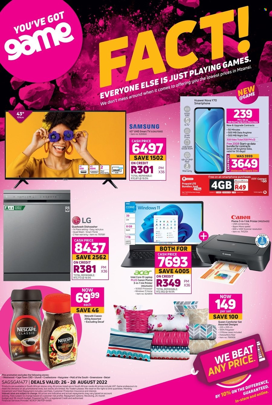 Game specials - 26/08/2022 - 28/08/2022. Page 1