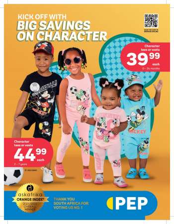 PEP Stores catalogue  - 26/08/2022 - 29/09/2022.