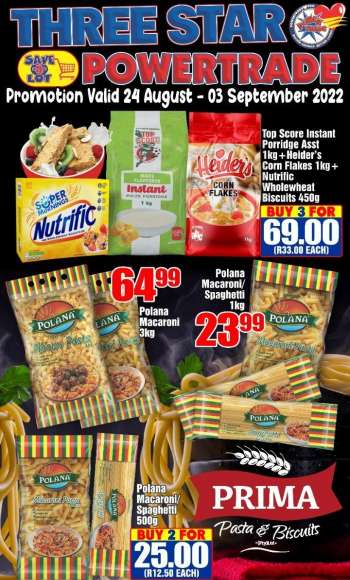 Three Star Cash and Carry catalogue  - 24/08/2022 - 03/09/2022.