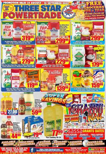 Three Star Cash and Carry catalogue  - 24/08/2022 - 10/09/2022.