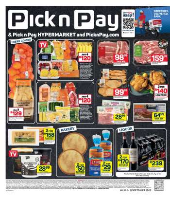 Pick n Pay catalogue  - 02/09/2022 - 11/09/2022.
