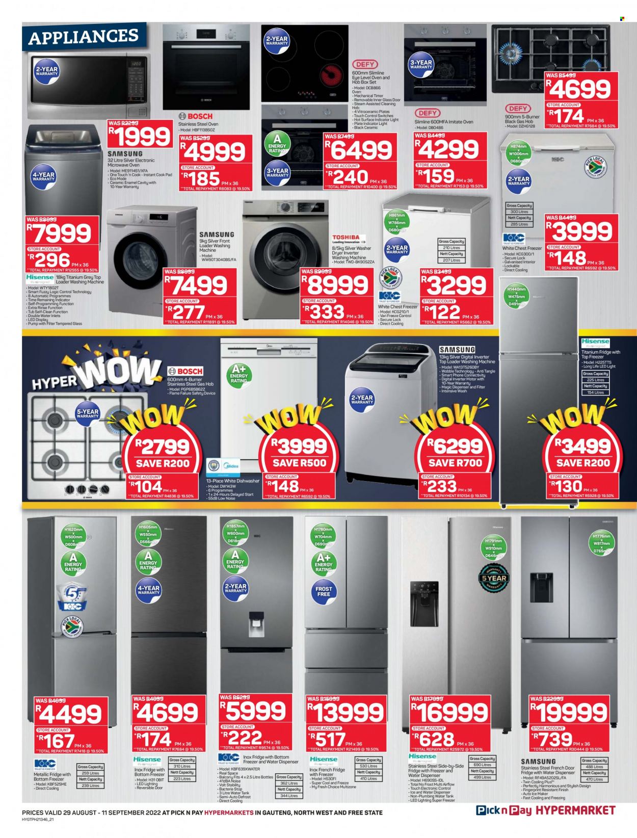 Pick n Pay Hypermarket specials - 29/08/2022 - 11/09/2022. Page 21