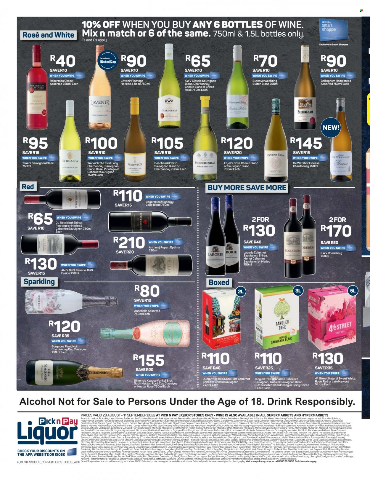 Pick n Pay Liquor specials - 29/08/2022 - 11/09/2022. Page 4
