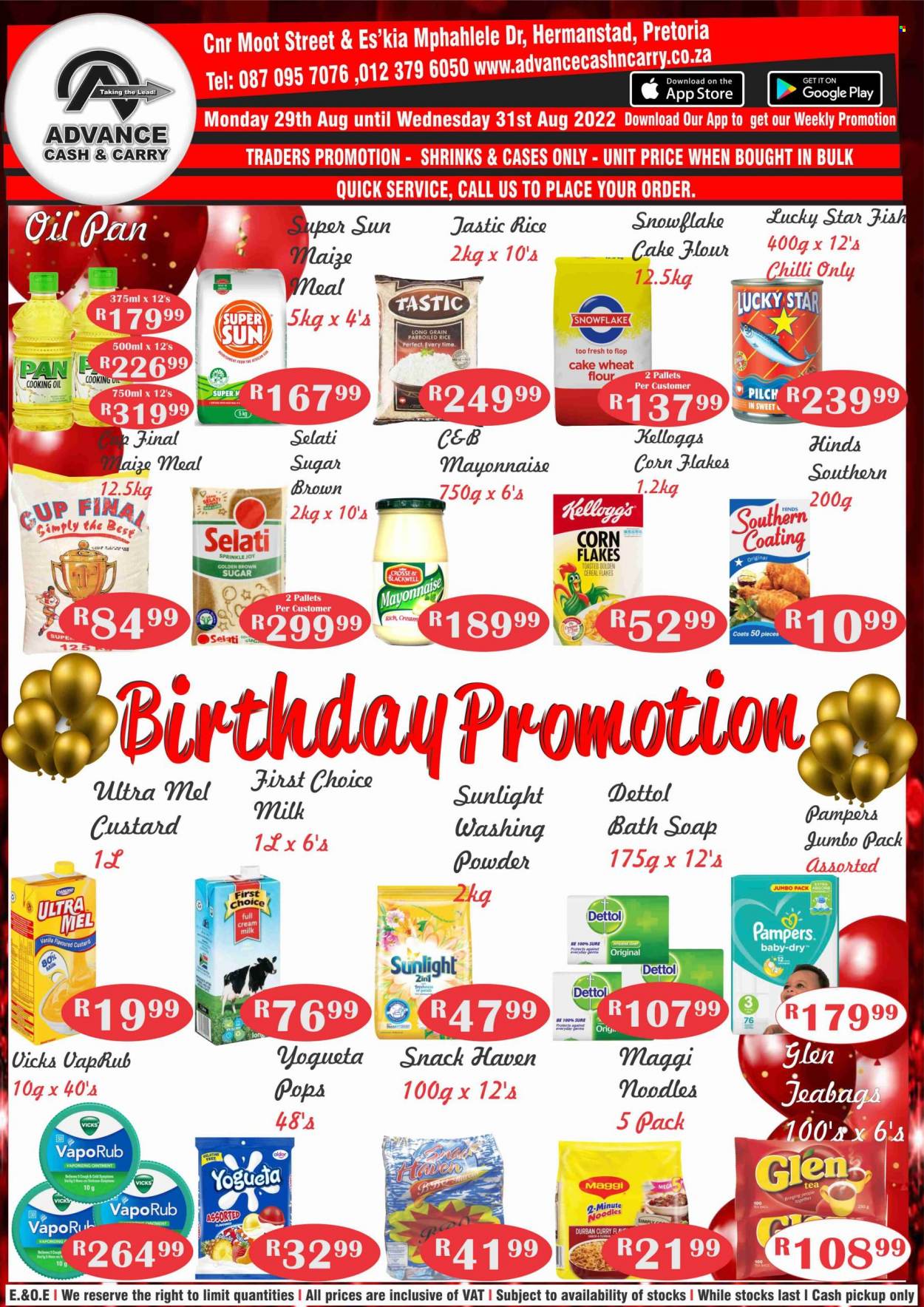 Advance Cash & Carry specials - 29/08/2022 - 31/08/2022. Page 1