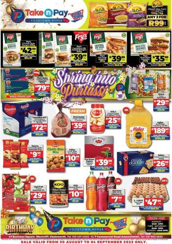 Take n Pay catalogue  - 30/08/2022 - 04/09/2022.