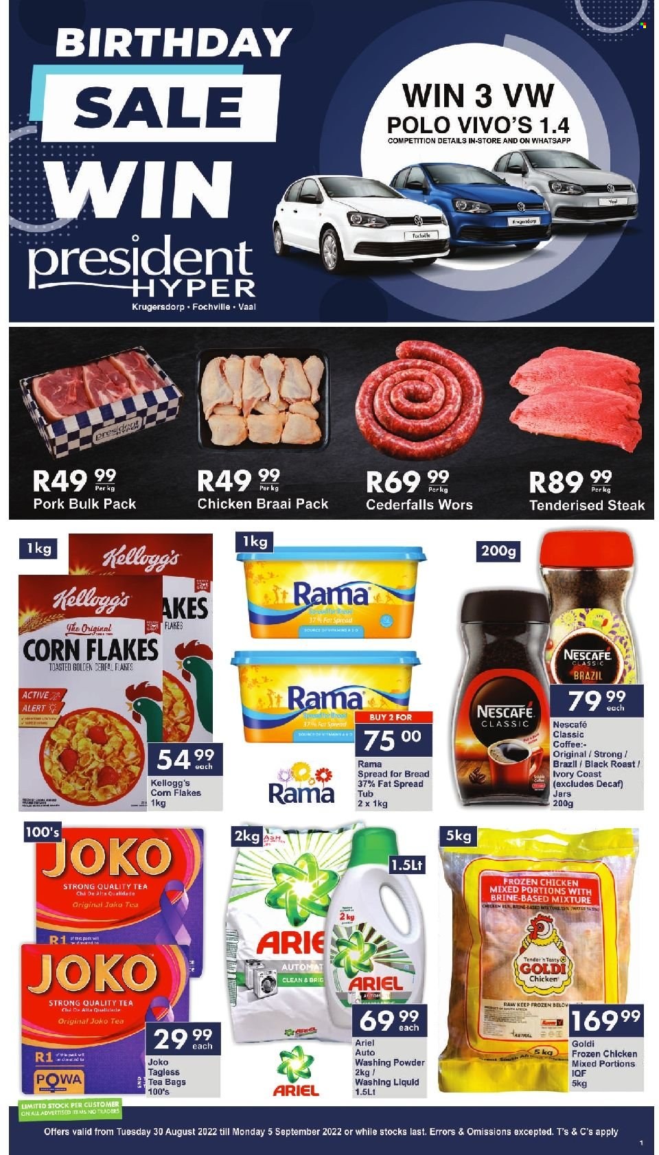 President Hyper specials - 30/08/2022 - 05/09/2022. Page 1