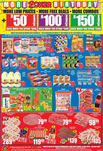 Boxer catalogue  - 31/08/2022 - 04/09/2022.
