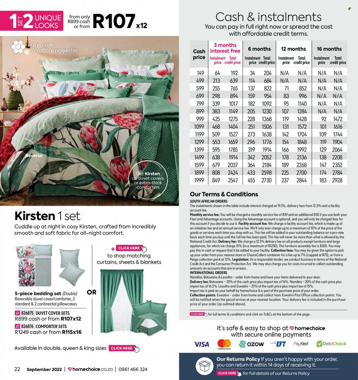 HomeChoice specials - 01/09/2022 - 30/09/2022. Page 12