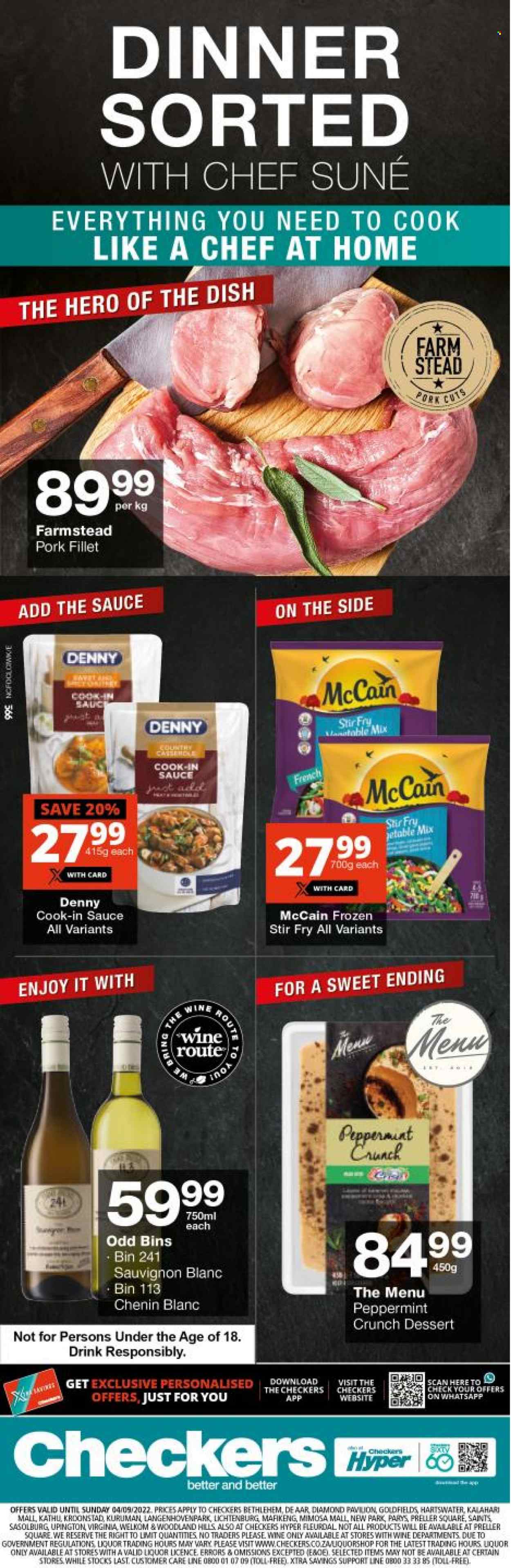 Checkers specials - 01/09/2022 - 04/09/2022. Page 1