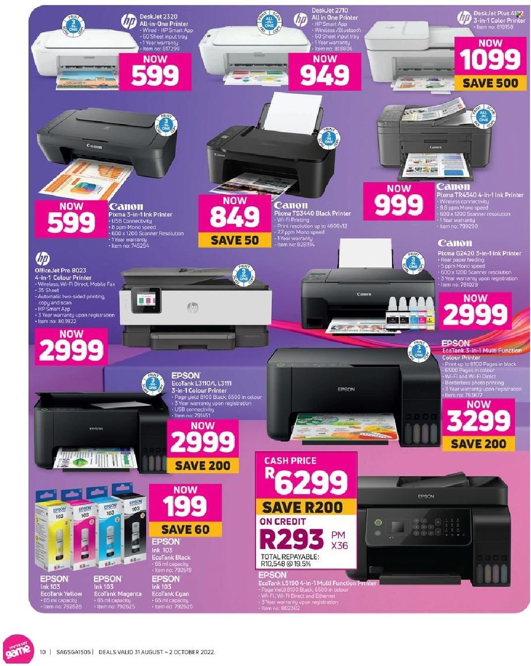 Game specials - 31/08/2022 - 02/10/2022. Page 10