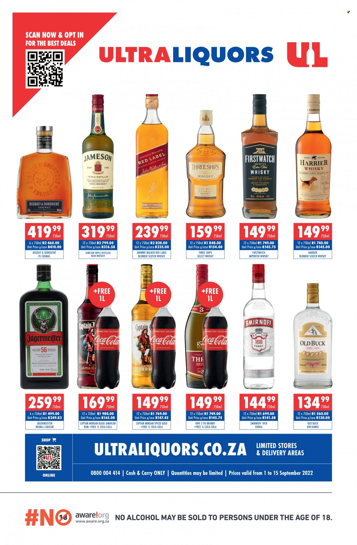 Ultra Liquors specials - 01/09/2022 - 15/09/2022. Page 1