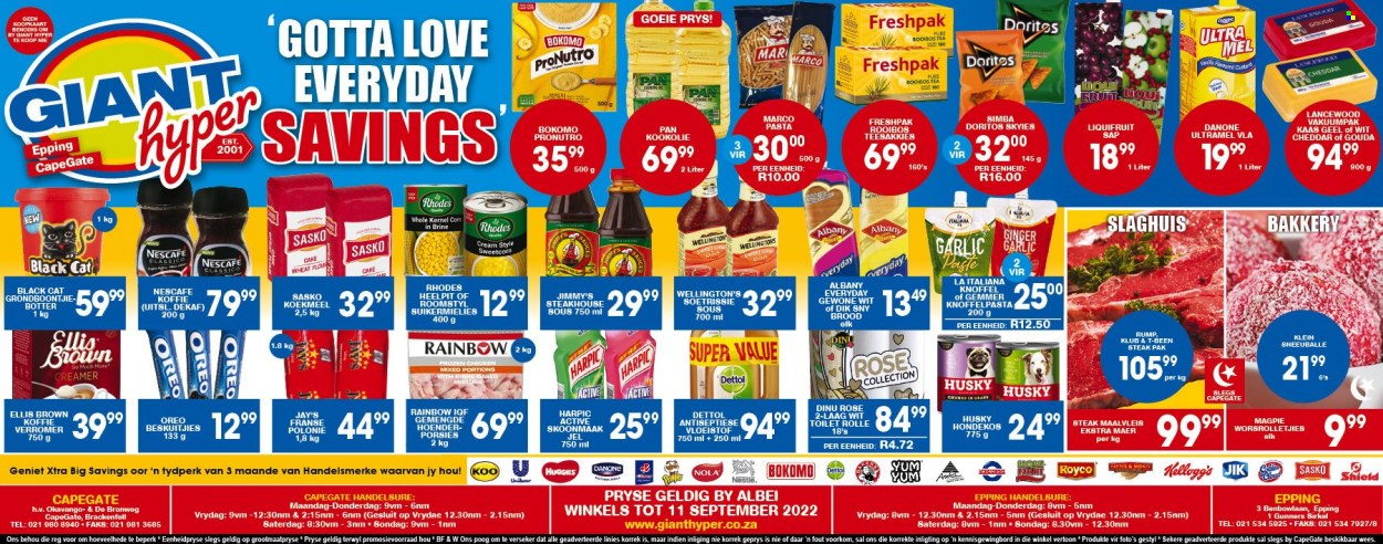 Giant Hyper specials - 01/09/2022 - 11/09/2022. Page 1