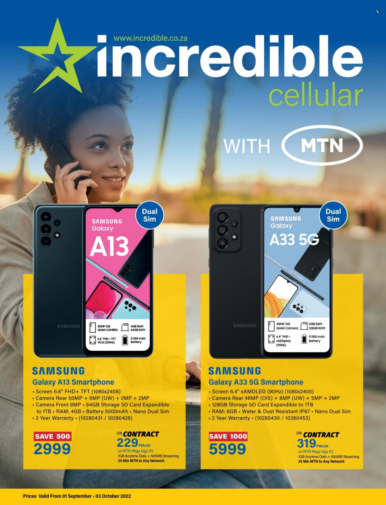 Incredible Connection specials - 01/09/2022 - 03/10/2022. Page 1