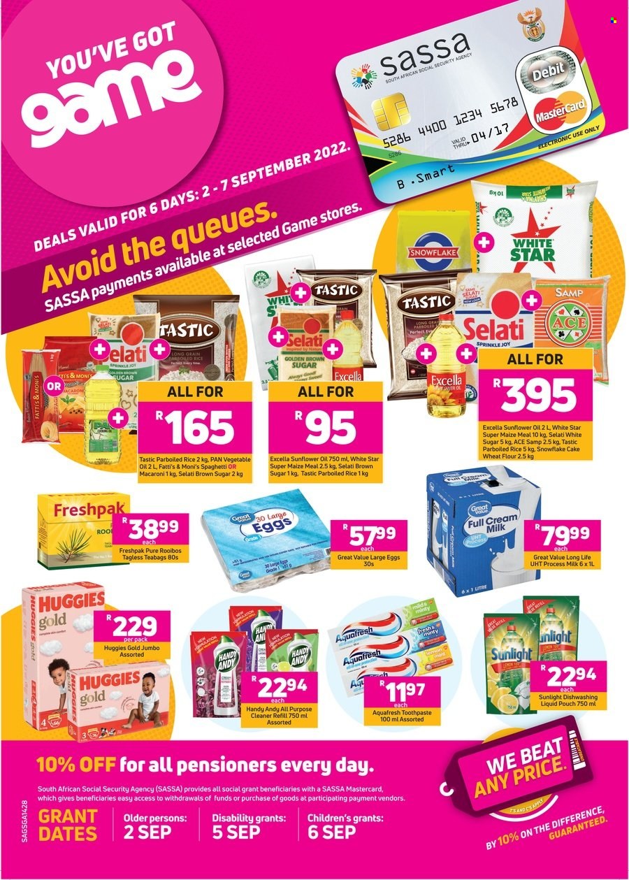 Game specials - 02/09/2022 - 07/09/2022. Page 1