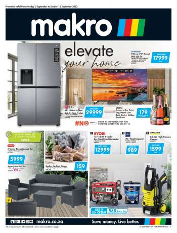 Makro catalogue  - 05/09/2022 - 18/09/2022.