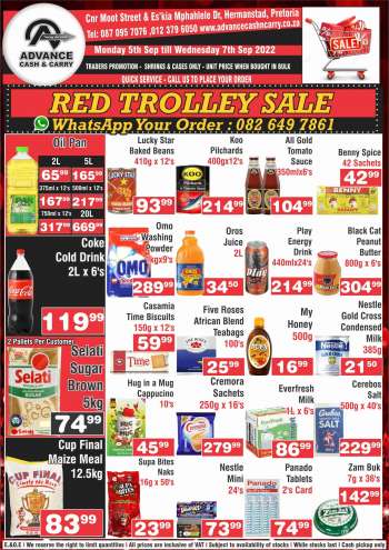 Advance Cash & Carry catalogue  - 05/09/2022 - 07/09/2022.